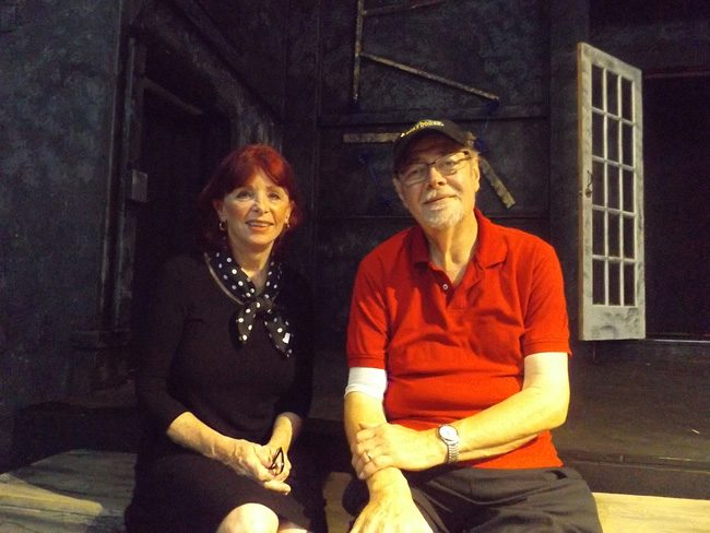 Flagler Playhouse President Monica Clark and Artistic Director Larry Williams are preparing for a new season of musical and comedy productions. (c FlaglerLive)