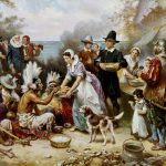 ‘The First Thanksgiving, 1621,’ by Jean L. G. Ferris. Library of Congress