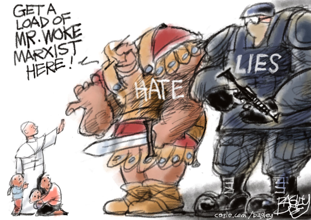 Pope Leo and Immigrants by Pat Bagley, PoliticalCartoons.com