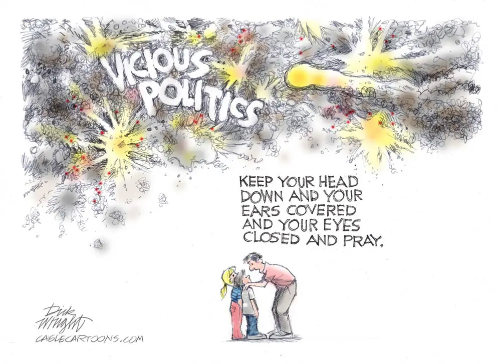 Vicious Politics by Dick Wright, PoliticalCartoons.com
