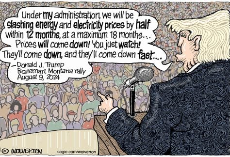 Trump Promises Lower Energy Prices by Half by Monte Wolverton, Battle Ground