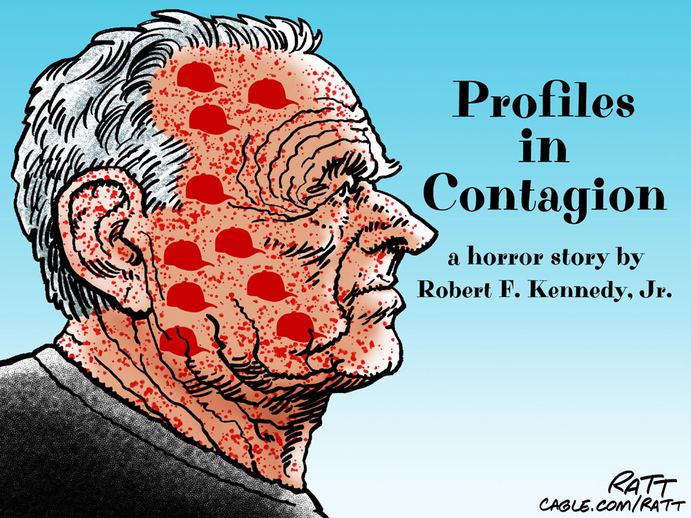 Measles And Mania Are Both Contagious by Ratt, PoliticalCartoons.com