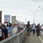 Gov. Ron DeSantis's crackdown on protest was a reaction to the Black Lives Matter movement in 2020. (© FlaglerLive)