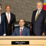 Florida PSC commissioners Andrew Giles Fay, Art Graham, Mike La Rosa, Gary Clark, and Gabriella Passidomo Smith. (Photo from the PSC website)
