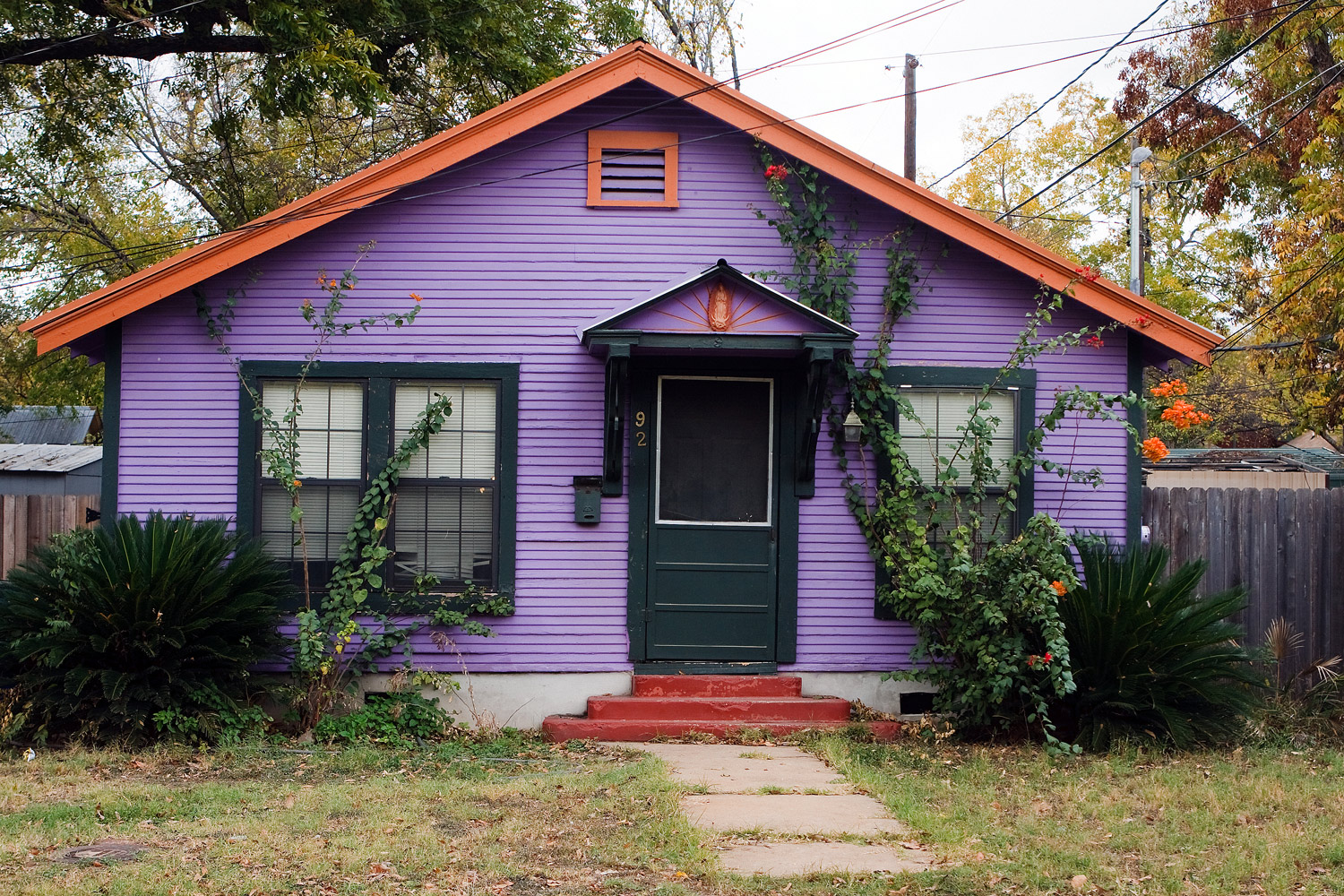 Purple Wall Color Combinations Exterior.