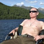 There are lots of official photos of Russian President Vladimir Putin shirtless, including this one from August 2017.