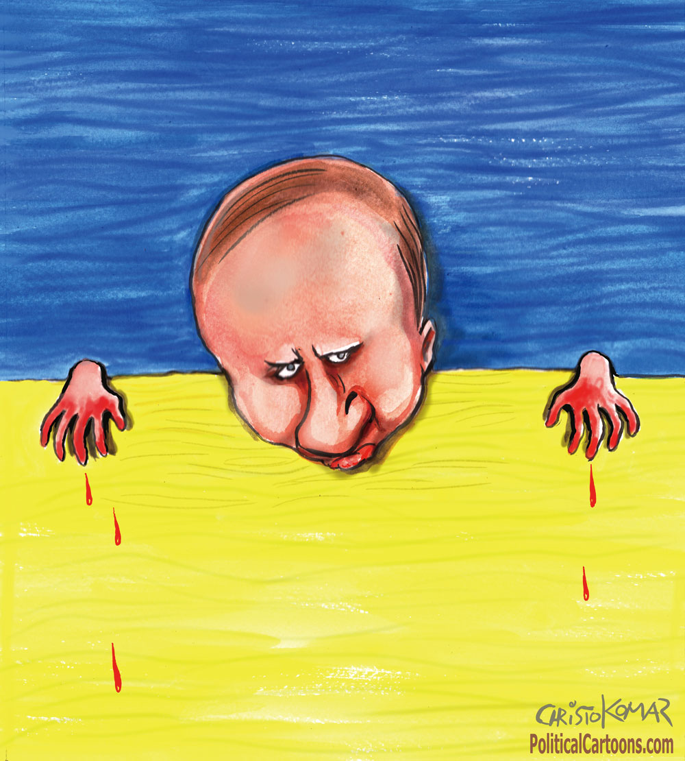 Putin in Ukraine by Christo Komarnitski, Bulgaria