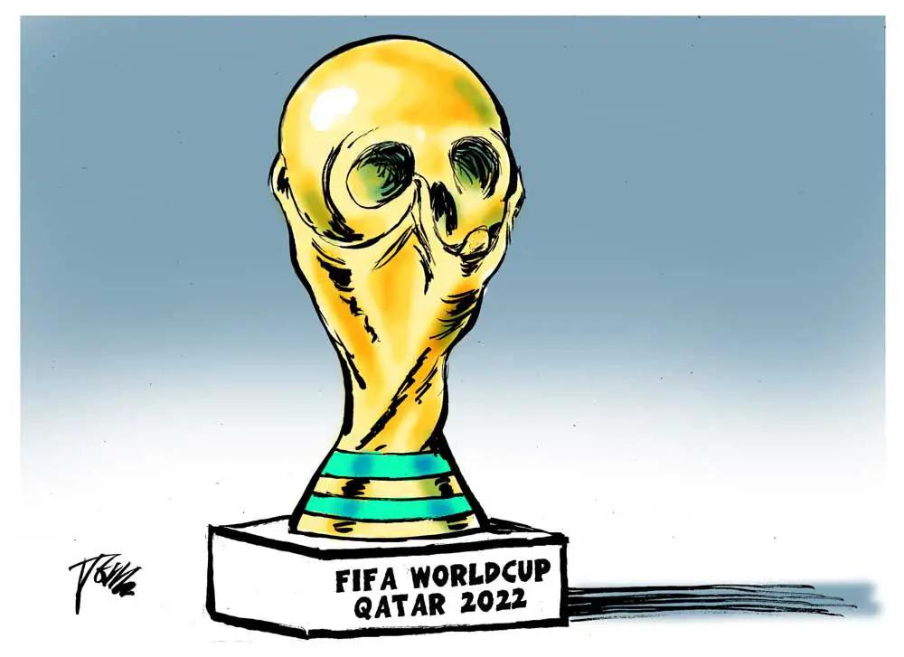 World Cup Qatar dead by Tom Janssen, The Netherlands