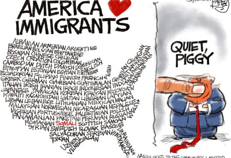 America is a Nation of Immigrants by Pat Bagley, PoliticalCartoons.com