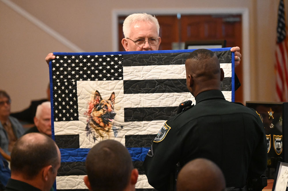 The honor quilt. (© FlaglerLive)