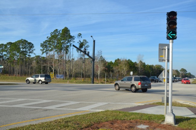 Race Trac is acquiring permits to locate a gas station at the southwest corner of SR100 and Seminole Woods Parkway. Click on the image for larger view. (© FlaglerLive)