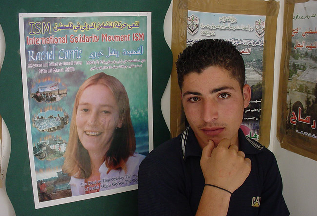 rachel corrie palestine activist west bank gaza 