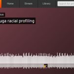 Joseph Washington's "Bii Blouga Racial Profiling" song as posted on SoundCloud. Not pictured is the Matanzas High School logo topped by an obscenity.
