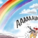 Rainbow Rage by Pat Bagley, The Salt Lake Tribune.