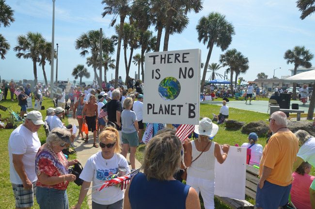 rally by the sea