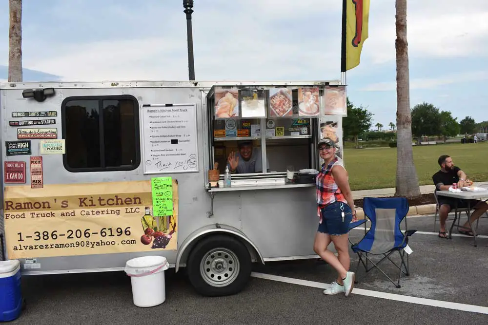 Ramon's Kitchen is one of two food trucks that will rotate servioce at Palm Harbor Golf Club while Loopers, the new restaurant, gets up to speed. (© FlaglerLive)