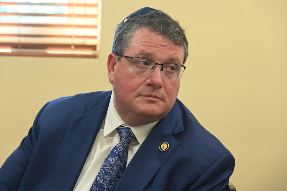U.S. Rep. Randy Fine, whose district includes all of Flagler County, had a reputation in the Florida legislature as a brash, often crude and extremist lawmakers. His short tenure in Congress has not disappointed Donald Trump, who endorsed him in the special election that elected Fine and endorsed him again today. (© FlaglerLive)