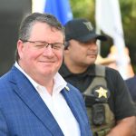 U.S. Rep. Randy Fine was a guest speaker at Monday's Memorial Day commemoration hosted by palm Coast government. (© FlaglerLive)