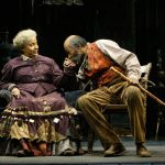 Phylicia Rashad as Aunt Ester and Anthony Chisholm as Solly Two Kings in a production of August Wilson's "Gem of the Ocean," staged by the Huntington Theatre Company in Boston in 2005. (T. Charles Erickson)