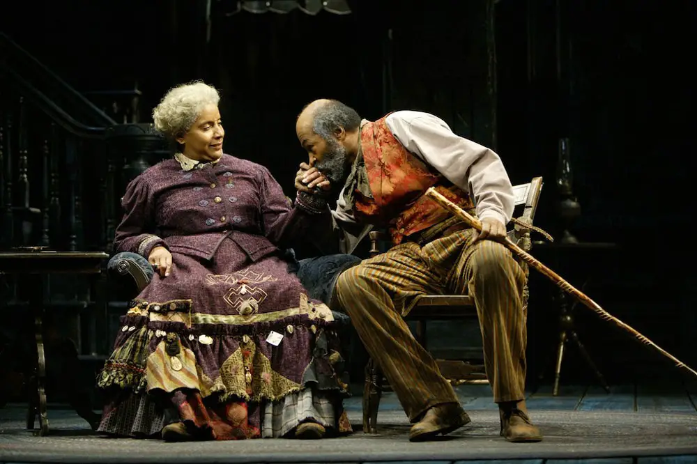  Phylicia Rashad as Aunt Ester and Anthony Chisholm as Solly Two Kings in a production of August Wilson's "Gem of the Ocean," staged by the Huntington Theatre Company in Boston in 2005. (T. Charles Erickson)