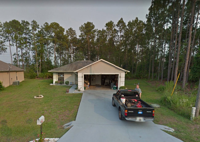 The house at Red Clover Lane in an undated Google map image.