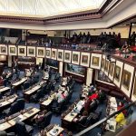 Democat Carlos Guillermo Smith of Orange County debates the House’s proposed redistricting plan on Feb. 2, 2022. (Michael Moline)