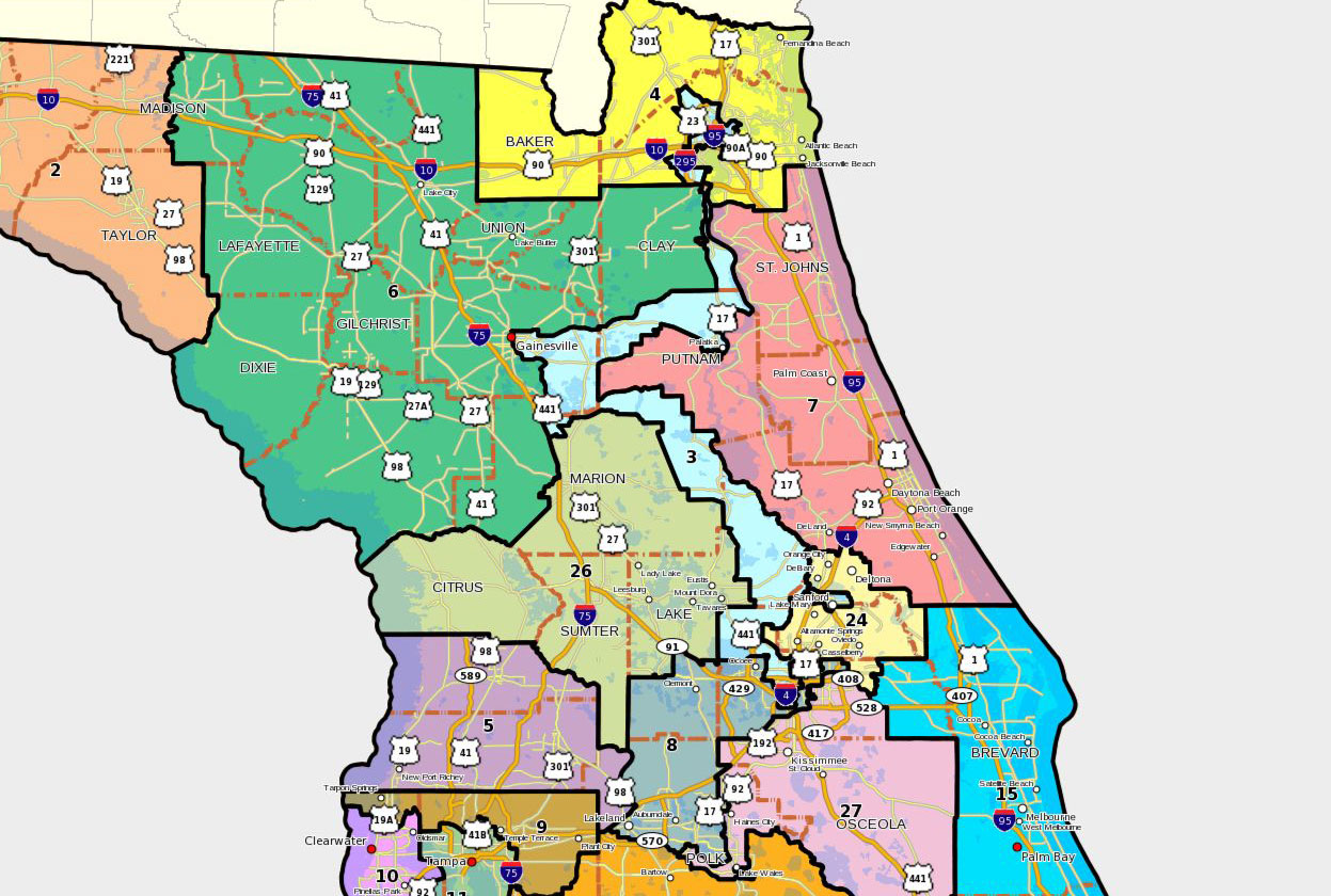 Florida House Releases Redistricting Lines Tuesday Mapping Out Flagler   Redistricting3 