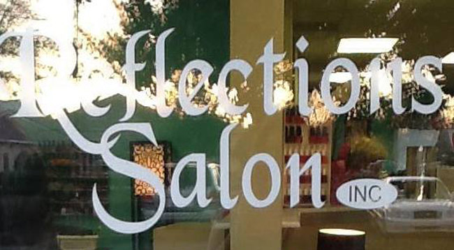 Palm Coast's Reflections Salon is at 25 Pine Cone Dr, Ste 3.