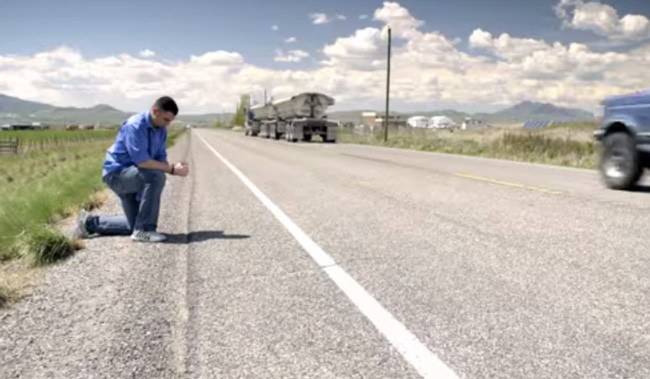 Reggie Shaw, seen here in a still from 'From One SEcond To The Next,' killed two people when, texting while driving, he sideswiped a car that was then slammed against an oncoming truck. 