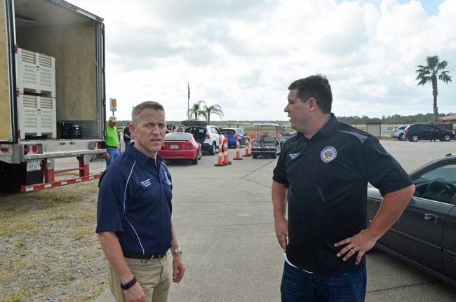 Rep. Paul Renner, left, appears willing to take up Flagler County officials' cause to preserve vacation-rental regulations in the Hammock. Sen. Travis Hutson? Not so much. (© FlaglerLive)