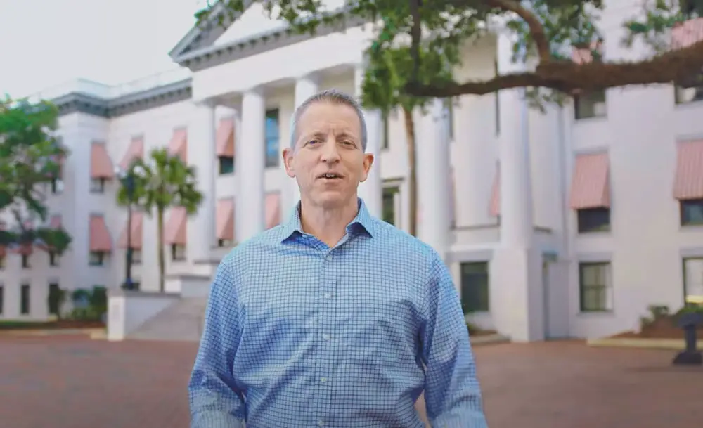 Rep. Paul Renner in a screen capture from the digital video ad his GOP committee produced. 