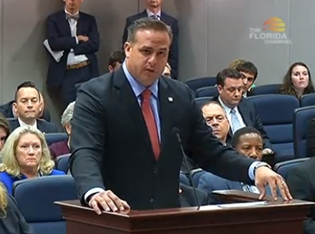 Rep. Frank Artiles, a Miami Republican, is the sponsor of the bill forbidding protections for transgender users of public bathrooms. 