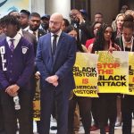 Advocates and Black leaders in the Florida Legislature gathered at the Capitol on Jan. 25, 2023 to push back against the DeSantis administration’s rejection of an AP African American pilot history course. Issac Morgan