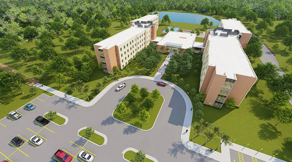The future residence hall. (UNF)