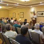 As such neighborhood meetings go regarding planned development, Wednesday's at the Hilton Garden Inn was rather civil well-tempered. Michael Chiumento, the attorney representing the developer, presented the development and answered questions for almost an hour. (© FlaglerLive)