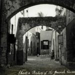 A postcard from the turn of the century showing the Jewish neighborhood of Rhodes.