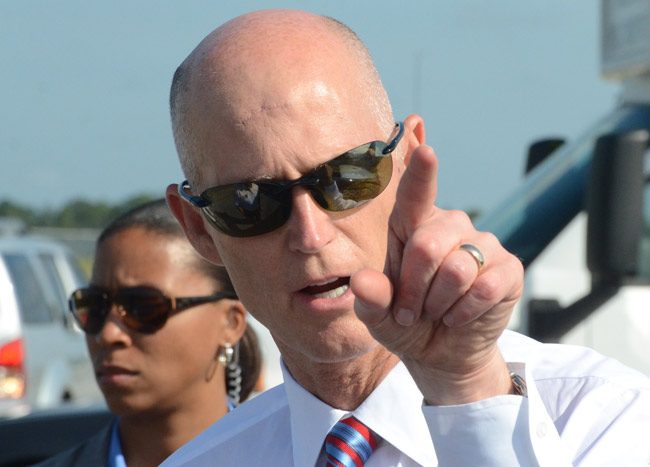 Gov. Rick Scott's decision to remove cases from an elected state attorney's docket is unprecedented in Florida. (© FlaglerLive)