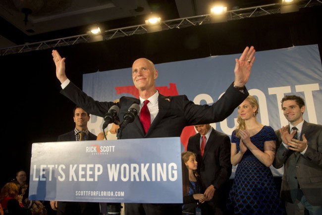 gov. rick scott jobs economy