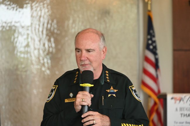 Sheriff Rick Staly was elected in 2016. (© FlaglerLive)
