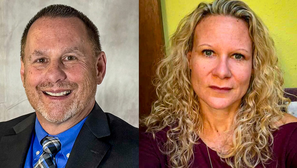 Mike Rinaldi and Katie Hansen. (Flagler Schools)