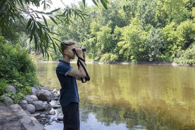 The National Audubon Society's David Ringer speaks in Palm Coast in February. 