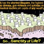 Sanctity of Life in the USA by Monte Wolverton, Battle Ground, Washington.