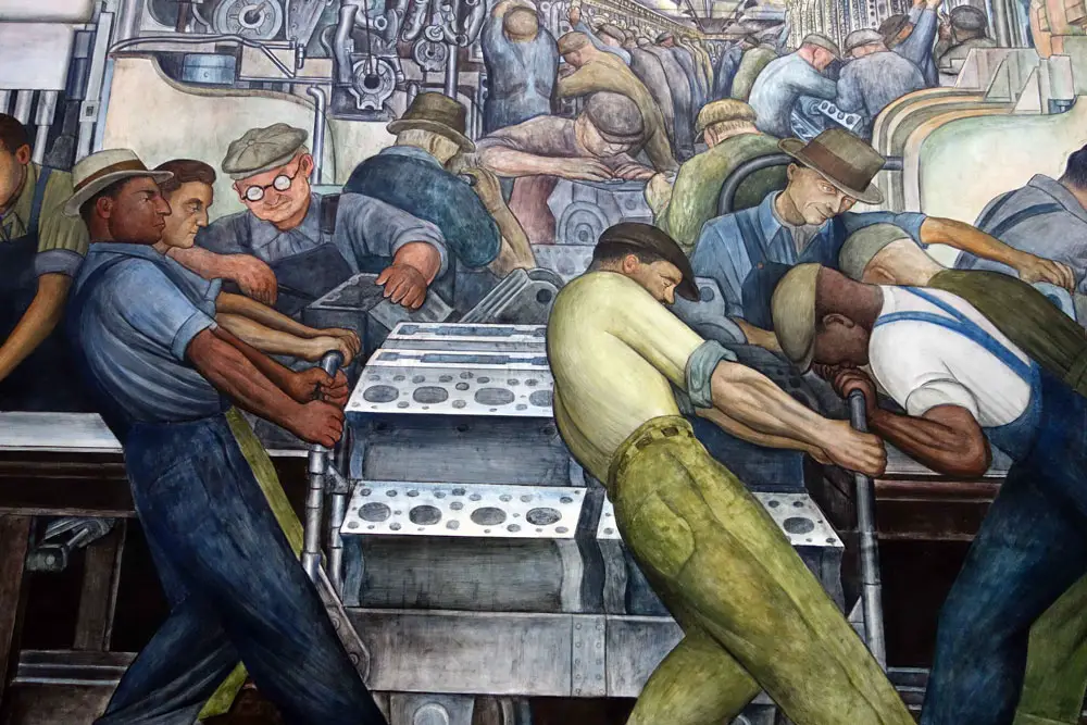 Kind of what Diego Rivera used to do decades ago. (Mike Steele)