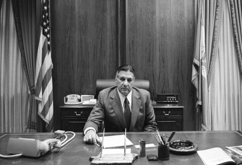 Mayor Frank Rizzo poses for a portrait on Jan. 3, 1977.