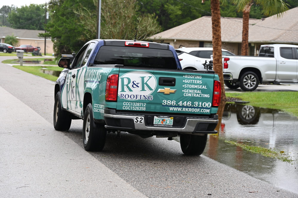 commercial vehicles residential driveways