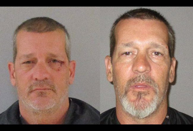 Robert Brandon's two most recent booking photos at the Flagler County jail. 