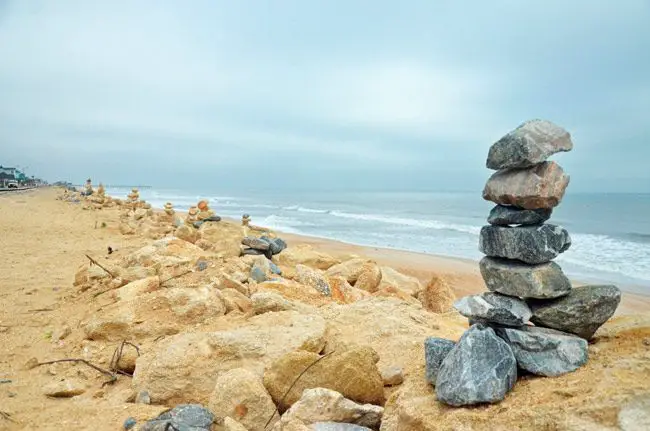 rock formations flagler beach