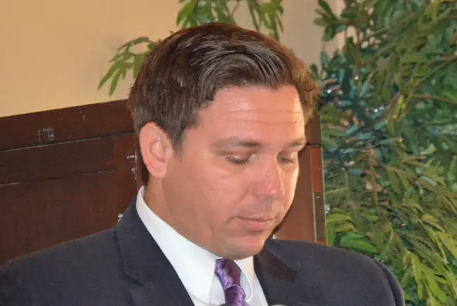 Rep. Ron DeSantis, whose congressional district flanks one of the two districts that will have to be redrawn, will have to wait for a judge's decision to know whether the redrawing will take place before or after November. (© FlaglerLive)
