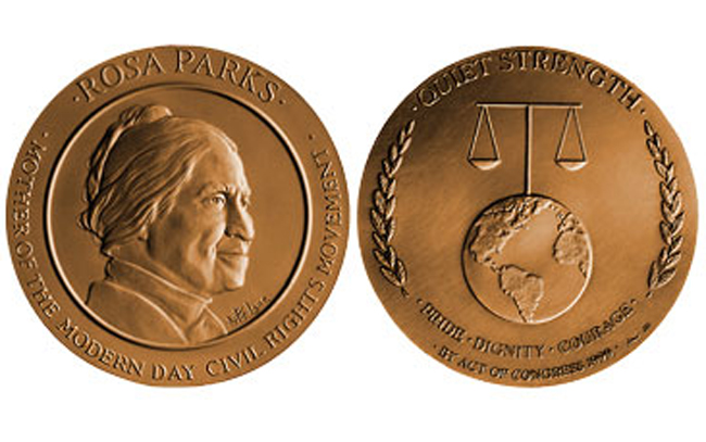 Rosa Parks Congressional Gold Medal, 2005