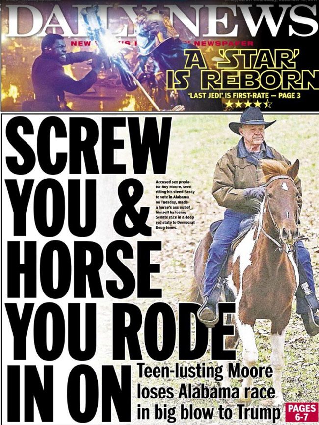 roy moode daily news cover screw you